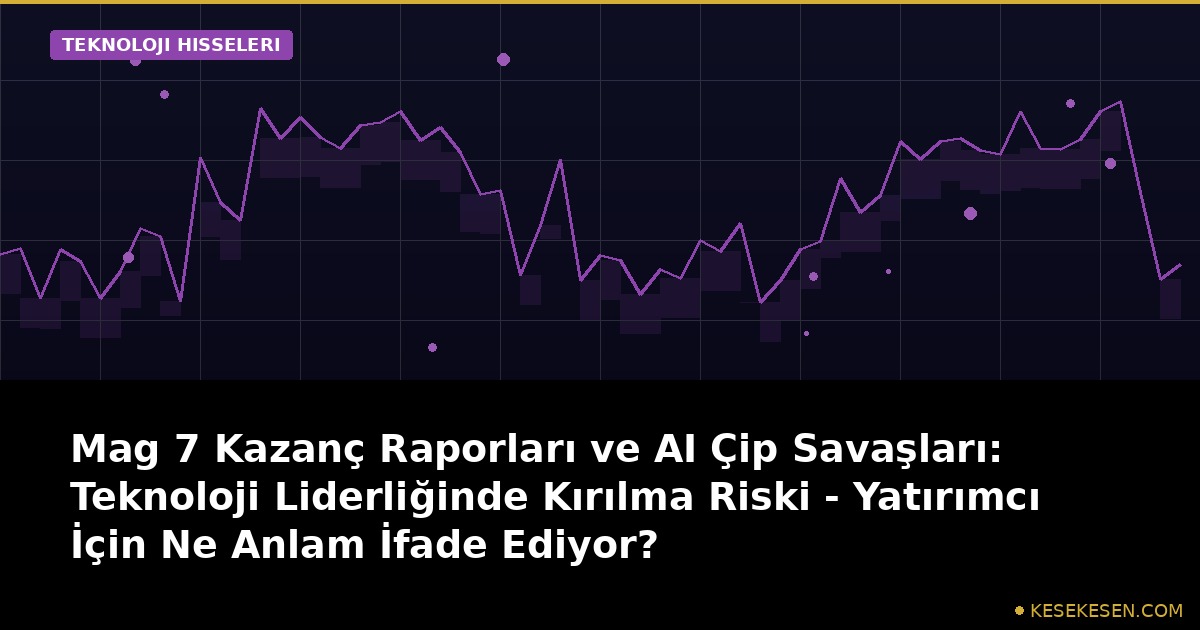 Mag 7 Kazanç Raporları ve AI Çip Savaşları: Teknoloji Liderliğinde Kırılma Riski - Yatırımcı İçin Ne Anlam İfade Ediyor?