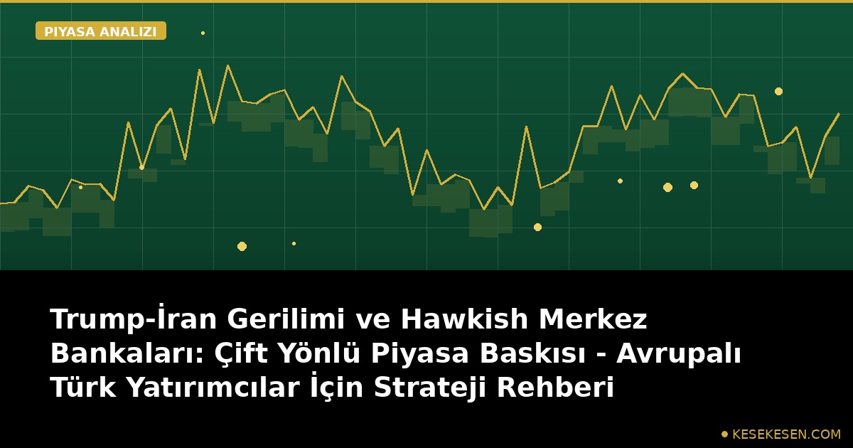 Trump-İran Gerilimi ve Hawkish Merkez Bankaları: Çift Yönlü Piyasa Baskısı - Avrupalı Türk Yatırımcılar İçin Strateji Rehberi