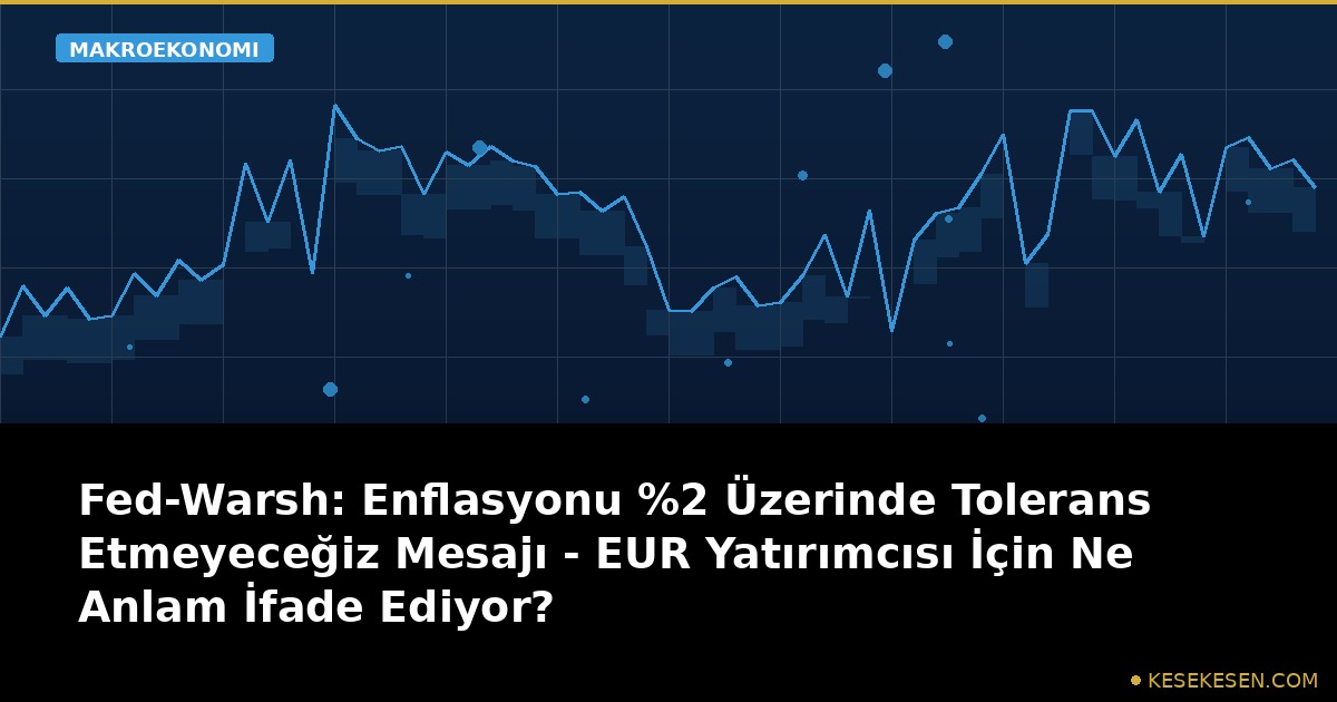Fed-Warsh: Enflasyonu %2 Üzerinde Tolerans Etmeyeceğiz Mesajı - EUR Yatırımcısı İçin Ne Anlam İfade Ediyor?