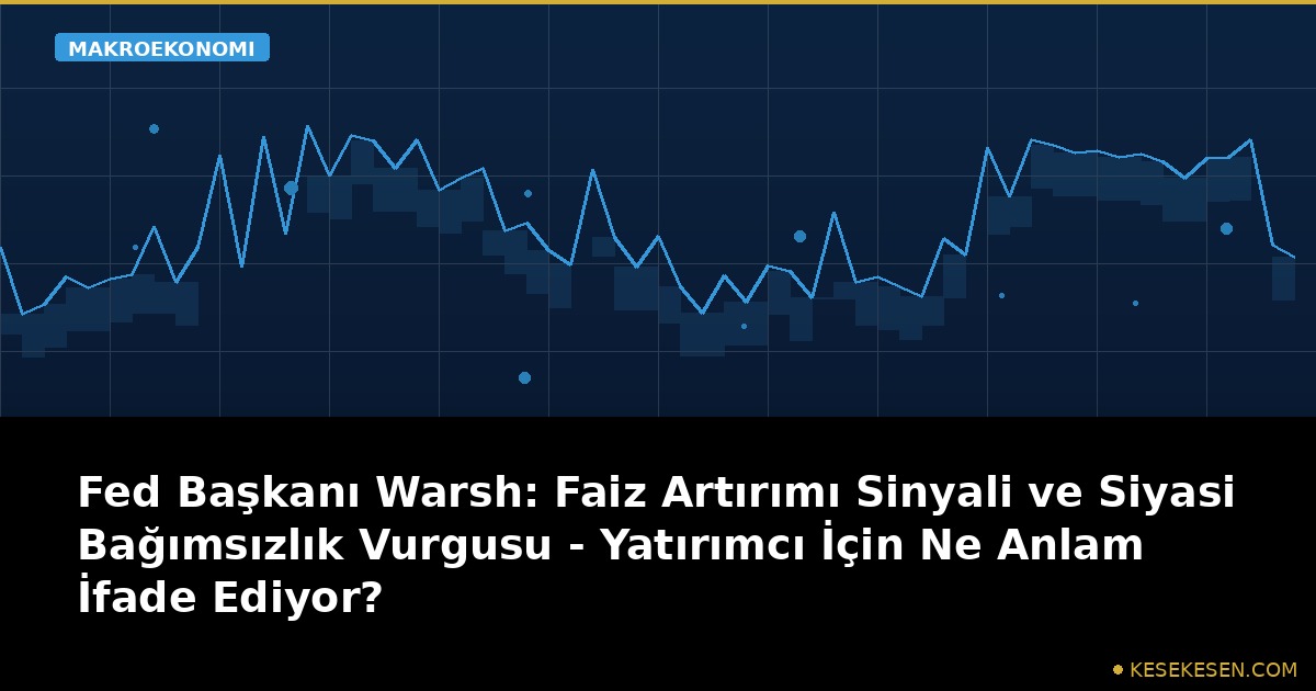 Fed Başkanı Warsh: Faiz Artırımı Sinyali ve Siyasi Bağımsızlık Vurgusu - Yatırımcı İçin Ne Anlam İfade Ediyor?